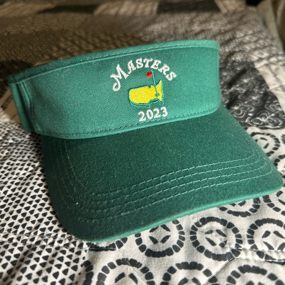 Masters Green Visor Hat